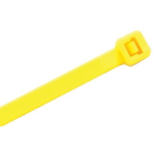 Kable Kontrol Yellow Zip Ties – 11” Inch Long - 50 Lbs Tensile Strength – 100 Pcs/Pack - Colored Nylon | Multi-purpose | Wire Identification Solution | Self-Locking Cable Management Cord Wraps