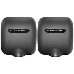 Excel Dryer XLERATOReco XL-GR-ECO 1.1N High Speed Commercial Hand Dryer, Graphite Textured Cover, Automatic Sensor, Surface Mount, Noise Reduction Nozzle, LEED Credit, No Heat 4.5 Amps 110/120V (2 PK)