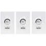 UltraPro 24-Hour Mechanical In-Wall Timer 3 Pack, Dial Timer, 30-Minute Intervals, Push Pins, Neutral Wire Required, Override Switch, Single-Pole, Ideal for Lights, LED, CFL 47978