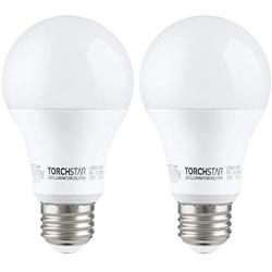 TORCHSTAR 100W Equivalent LED Garage Door Opener Light Bulb, 1500 Lumens A19 Ultra-Bright 3000K Warm White, Shock Resistant Minimize Interference, 15-Watt, UL-Listed, E26 Base, Pack of 2
