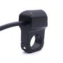 Taiss Universal 12v 7/8″ Blue Light Illuminated Motorcycle ATV Handlebar Push Button Switch Headlight Hazard Brake Fog Light ON/Off Aluminum Alloy Control Switch with 50cm Connect Line F010