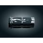 Chrome Billet ISO-FLAME Grips for Harley 08-Up Tourng Throttle Fly-by-Wire Models by Kuryakyn