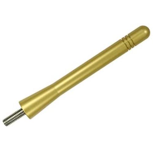 AntennaMastsRus - Made In USA - 4 Inch Gold Aluminum Antenna is Compatible with Toyota Tundra (2000-2020)