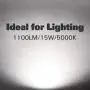 12 Pack 5/6 Inch LED Recessed Lighting, Baffle Trim, CRI90, 15W=100W, 1100lm, 5000K Daylight White, Dimmable Recessed Lighting, Damp Rated LED Recessed Downlight, ETL Listed 12 Pack 5/6 Inch LED Recessed Lighting, Baffle Trim, CRI90, 15W=100W, 1100lm, 5000K Daylight White, Dimmable Recessed Lighting, Damp Rated LED Recessed Downlight, ETL Listed