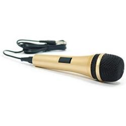 Singing Machine Vocal Dynamic Microphone, Gold (SMM290)