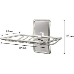 Command Soap Dish, Satin Nickel, 1-Soap Dish (BATH34-SN-ES), Organize Damage-Free