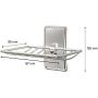 Command Soap Dish, Satin Nickel, 1-Soap Dish (BATH34-SN-ES), Organize Damage-Free