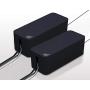 Bluelounge CableBox Cable and Cord Management System - (Black) - Pack of 2