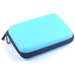 Mini Projector Travel Carrying Case for Pico DLP LED Pocket Projector and Accessories Organizer Multifunction - Blue