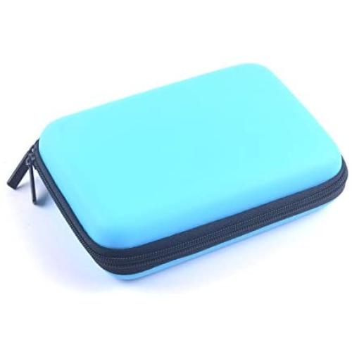 Mini Projector Travel Carrying Case for Pico DLP LED Pocket Projector and Accessories Organizer Multifunction - Blue