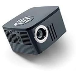 AAXA P7 Mini Projector with Battery, Native 1080P Resolution, 30,000 Hours LED Portable Projector, BT 4.0, Onboard Media Player, for Business and Home Theater