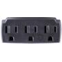 GE, Brown, Adapter Wall Tap, Expander, 3 Prong Outlet, Indoor Rated, UL Listed, 51864