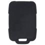LemSa 2Pcs Rubber Silicone Remote Smart Key Fob Case Cover Protector Holder Shell for Chevrolet Silverado Colorado 2017 2018 M3N32337100 13577770 13577771 GMC Sierra Yukon Cadillac, Black Purple