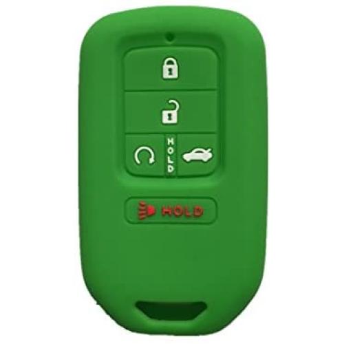 Green Silicone Key Cover Case Holder Chain Bag Key Fob Case Cover fit for 2015 2016 2017 Honda Civic Accord Pilot CR-V Green Silicone Key Cover Case Holder Chain Bag Key Fob Case Cover fit for 2015 2016 2017 Honda Civic Accord Pilot CR-V