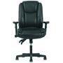 Sadie High-Back Leather Office/Computer Chair - Ergonomic Adjustable Swivel Chair with Lumbar Support (HVST331)