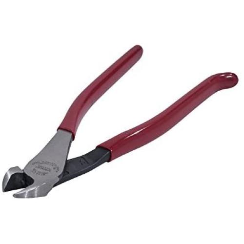 Klein Tools D248-9ST Pliers, Ironworkers Diagonal Cutting Pliers with High Leverage Design Works as Rebar Cutter and Rebar Bender, 9-Inch