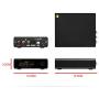 Topping E30 Mini Stereo DAC HiFi AK4493 Coaxial Optical Fiber USB Input Converter 32Bit/768kHz DSD512 Decoder for Home Theater Game Music Sliver