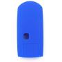 WFMJ 2Pcs Red Blue Silicone for Mazda 3 6 CX7 CX9 MX-5 Miata 4 Buttons Remote Smart Key Chain Cover Case Fob