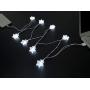 YAGE Tale Snowflake Shaped USB Charging Cable USB and Bulb Charger 50inch 8LED White Compatible with Phone 5 5s 6 6plus 6s 6s Plus 7 7plus 8 8plus X XR XS XS Max 11Pro Max etc