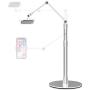 viozon Tablet Phone Overhead Stand, Height & 360 Degree Angle Adjustable, Aluminum Desktop Stand, Compatible with 3.5-10'' Cellphone or Tablet Such as iPhone iPad Pro Air Mini, Samsung, Nexus(AP-4PS)