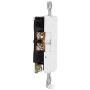 Maxxima Tamper Resistant Duplex Receptacle Standard Decorative Electrical Wall Outlet 15A White, Wall Plates Included (Pack of 10)