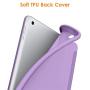 DTTO iPad Air 1st Edition Case, (NOT for iPad Air 2 and Air 3) Ultra Slim Lightweight Smart Trifold Stand with Flexible Soft TPU Back Cover [Auto Sleep/Wake], Purple
