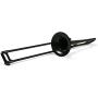pInstrument Plastic pBone Trombone - Mouthpieces and Carrying Bag - Bb Authentic Sound for Student & Beginner - Durable ABS Construction - Black