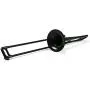 pInstrument Plastic pBone Trombone - Mouthpieces and Carrying Bag - Bb Authentic Sound for Student & Beginner - Durable ABS Construction - Black