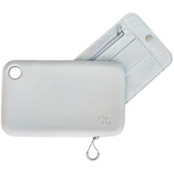 VIAVIA Wristlet Purse (Water-Resistant & Silicone) with Shoulder & Wrist Strap - Wallet Wristlet - Crossbody iPhone Purse - Travel Bag Organizer - Pocketbook - Waterproof Phone Pouch - Clutch Wallet