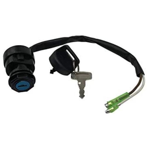 SHUmandala 2 Wires Ignition Key Switch fit Kawasaki Bayou KLF400 KLF300 KLF250 KLF220 4X4 B6 B5 A1/ Prairie KVF400 KVF300 4X4 A1 A2 B1/ MOJAVE KLF110/Lakota KEF300 27005-1201 27005-1159 27005-1132 ATV