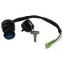 SHUmandala 2 Wires Ignition Key Switch fit Kawasaki Bayou KLF400 KLF300 KLF250 KLF220 4X4 B6 B5 A1/ Prairie KVF400 KVF300 4X4 A1 A2 B1/ MOJAVE KLF110/Lakota KEF300 27005-1201 27005-1159 27005-1132 ATV