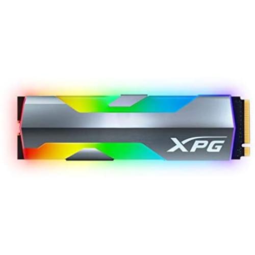 XPG SPECTRIX S20G 500GB RGB 3D NAND PCIe Gen3x4 NVMe 1.3 M.2 2280 Internal SSD (ASPECTRIXS20G-500G-C)