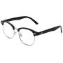 Cyxus Reading Glasses for Men Blue Light Blocking Semi Rimless Clear Lens Magnification Readers