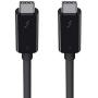 Belkin Thunderbolt 3 Cable, 100 Watts (6.5 Feet/ 2 Meters) - F2CD085bt2M-BLK