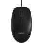 Logitech B100 Corded Mouse – Wired USB Mouse for Computers and laptops, for Right or Left Hand Use, Black