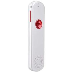 Two Way Easy Trans Smart Language Translator Device Electronic Pocket Voice Bluetooth 52 Languages for Meeting Learning Travel Shopping Business Fit for Apple iPhone Android White Red (WIFI/3G/4G/5G)