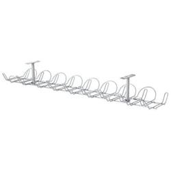 IKEA - SIGNUM Cable management, horizontal, silver color (FBA)