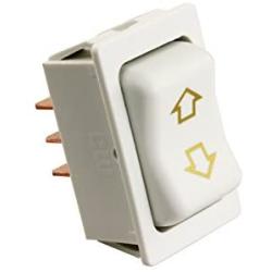 JR Products 12385 White 4-Pin Slide-Out Switch