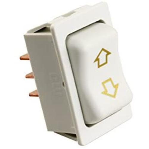 JR Products 12385 White 4-Pin Slide-Out Switch