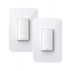 Wemo Wi-Fi Light Switch 3-Way 2-Pack Bundle - Control Lighting from Anywhere, Easy In-Wall Installation, Works with Alexa, Google Assistant and Apple HomeKit (WLS0403-BDL)