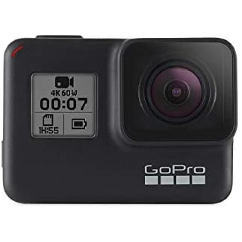 GoPro HERO7 Black - E-Commerce Packaging - Waterproof Digital Action Camera with Touch Screen 4K HD Video 12MP Photos Live Streaming Stabilization