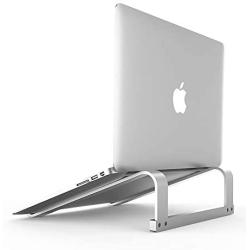 SKYZONAL Laptop Stand Aluminum Ventilated Stand Ergonomic Riser (Silver)