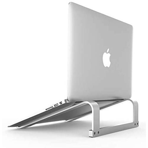 SKYZONAL Laptop Stand Aluminum Ventilated Stand Ergonomic Riser (Silver)