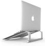 SKYZONAL Laptop Stand Aluminum Ventilated Stand Ergonomic Riser (Silver)
