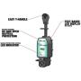 Southwire 34950 Surge Guard - Full Protection Portable with LCD Display, 50A, Black