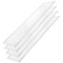 1x4 LED Panel Edge-Lit Slim (4 Pack) 3000k, 40W, 12x48-Inch, Flush Drop Ceiling Light for Home, Office - Slim, Energy Efficient LED Lighting Fixtures - 0-10V Dimmable Panel