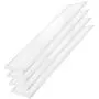 1x4 LED Panel Troffer Edge-Lit Flat (4 Pack) - 3500k, 40W, Flush Drop Ceiling Light for Home, Office, School - Slim LED Lighting Fixtures - 0-10V Dimmable Panel
