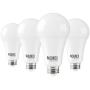 Sunco Lighting 4 Pack A21 LED Bulb 22W=150W, 2700K Soft White, 2550 LM, E26 Base, Dimmable, Indoor Light for Lamp - UL & Energy Star