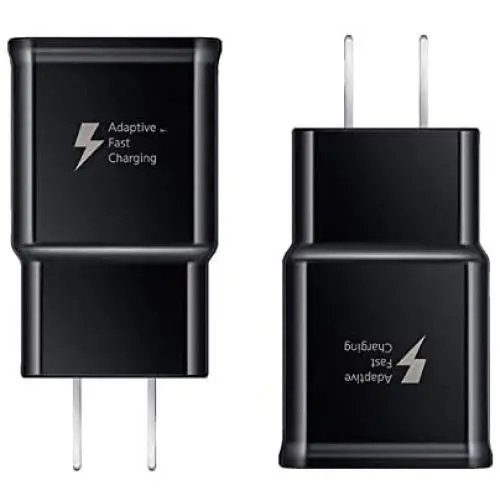 Pantom [2-Pack] Adaptive Fast Charging Rapid Quick Charge Wall Charger Compatible with Samsung Galaxy S10/S10+/S9/S9+/S8/S8+ Note 8/Note 9 & Other Smartphones/Devices [Black]