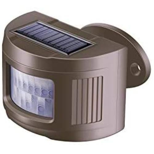 eMACROS Pairable 1/2 Mile Long Range Solar Wireless Driveway Alarm Indoor Outdoor Weatherproof Motion Sensor&Detector Security Alert System（2020 New Version）